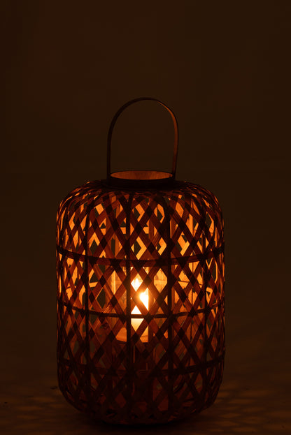 Lantaarn Tuin Bamboe Natuurlijk Klein