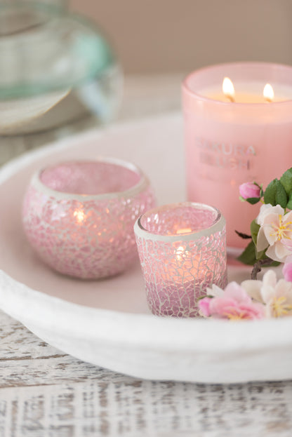 J-Line Set Van 3 Schalen Chad Papier Mache Wit