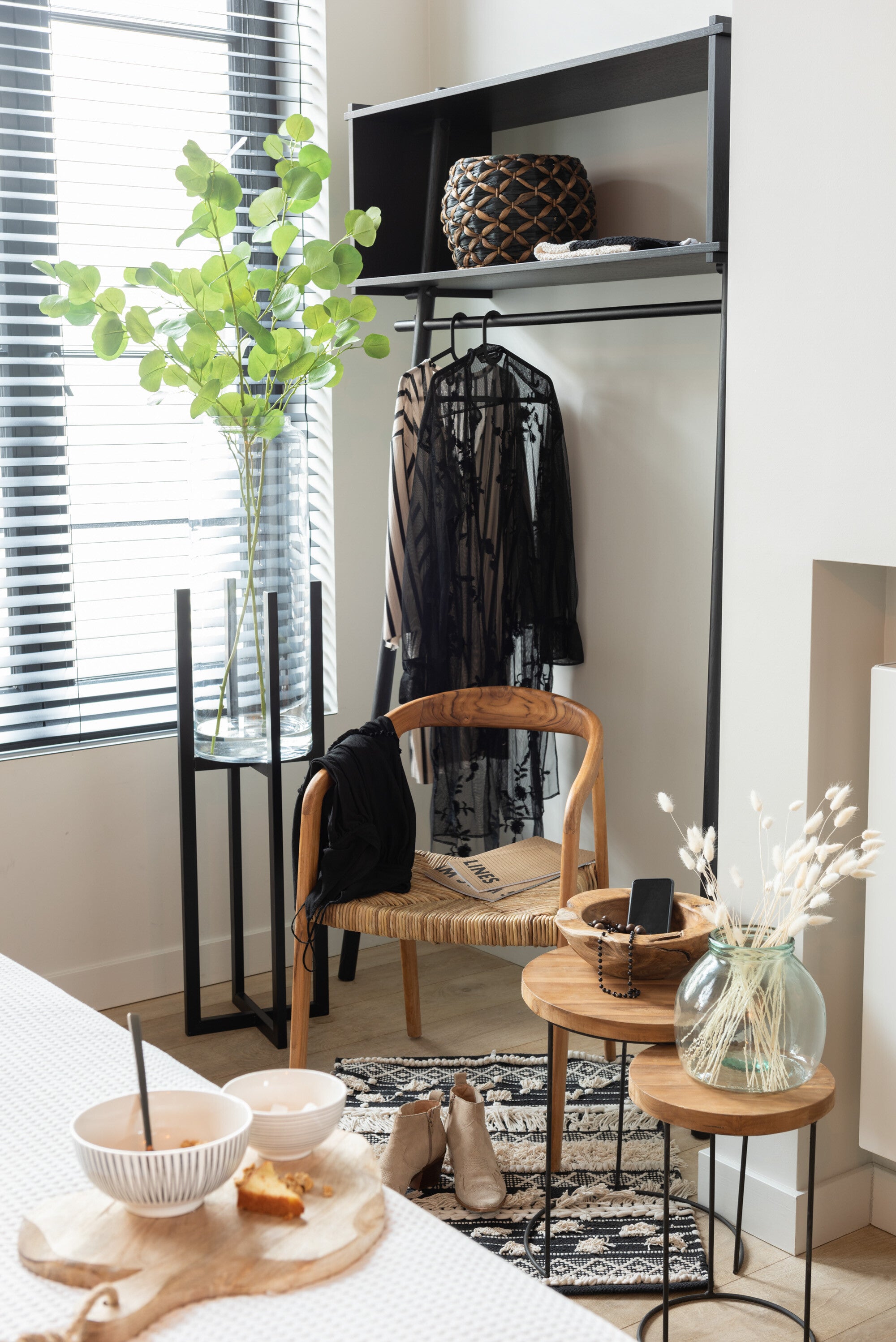 Stoel Ana Teakhout Bruin