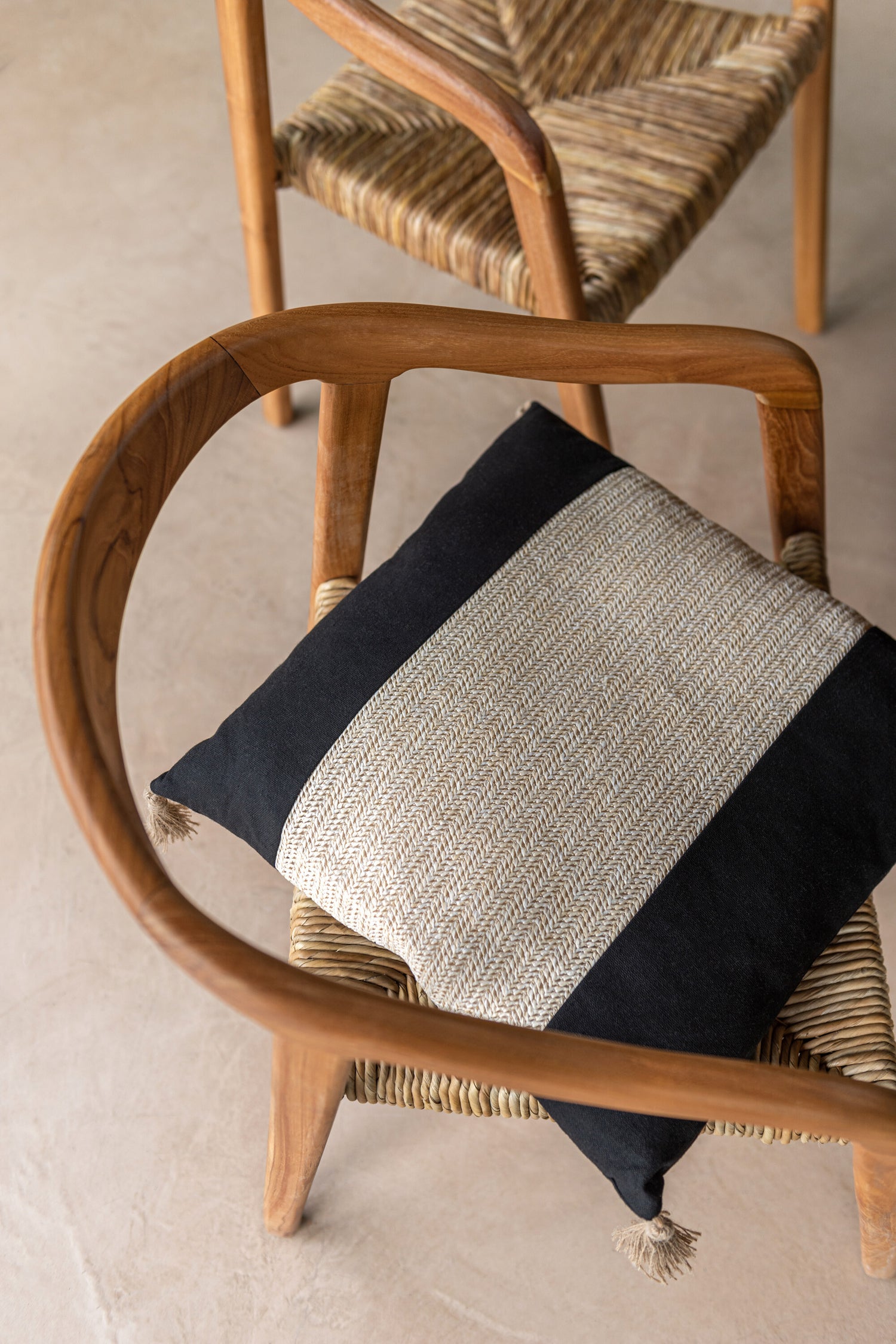 Stoel Ana Teakhout Bruin