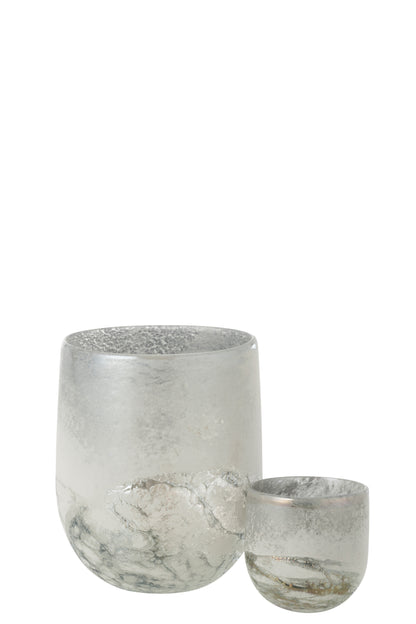 Orkaan Scavo Glas Grijs Groot