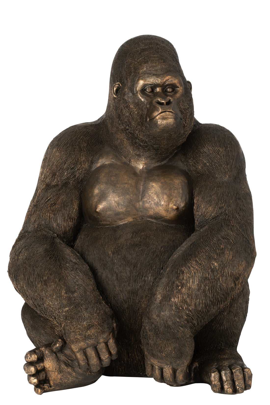 Gorilla Poly Donkerbruin Groot