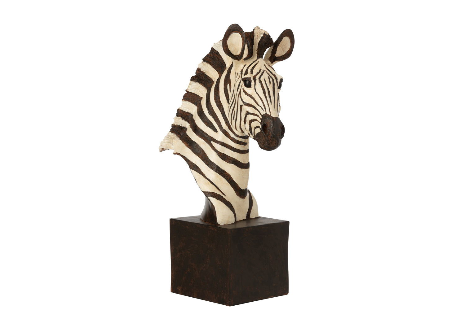 Zebra Te Voet Poly Wit/Zwart