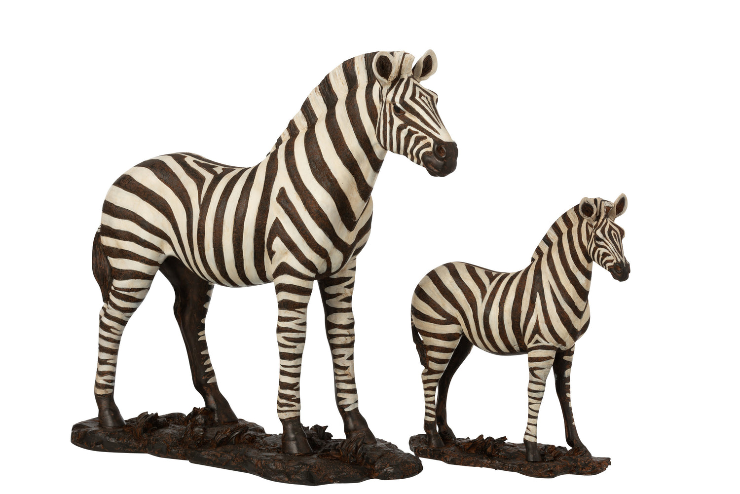 Zebra Poly Wit/Zwart Groot