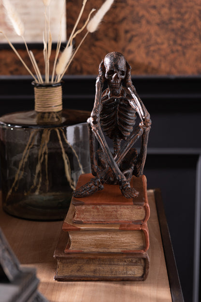 Skelet Zie/Hoor/Praat Geen Kwaad Poly Brons Assortiment Van 3