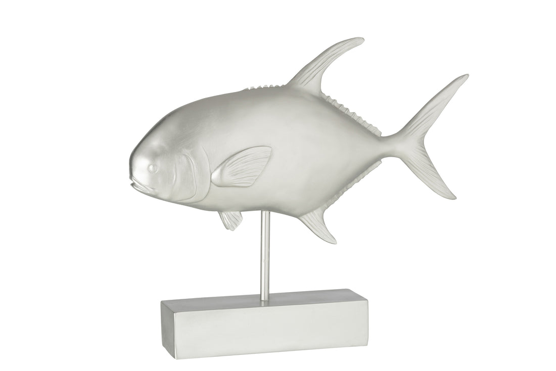 Vis Te Voet Poly Zilver