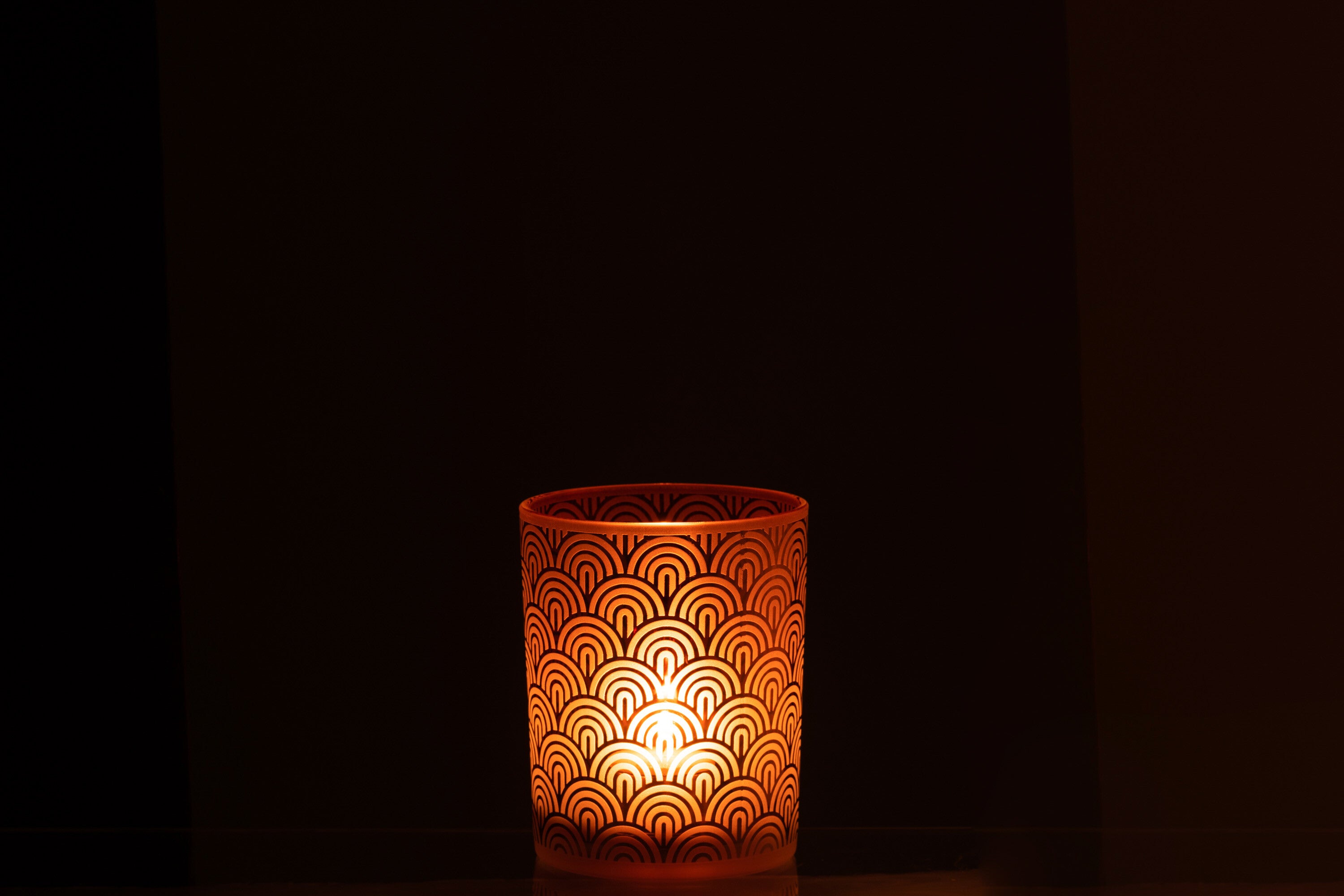 Orkaan Arc Glas Oranje Medium