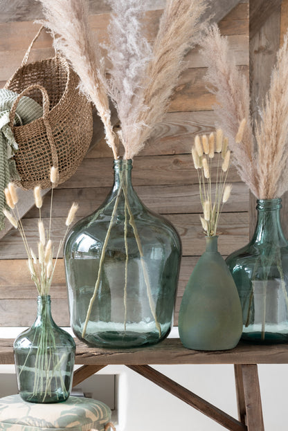 Vaas Karaf Glas Groen Groot