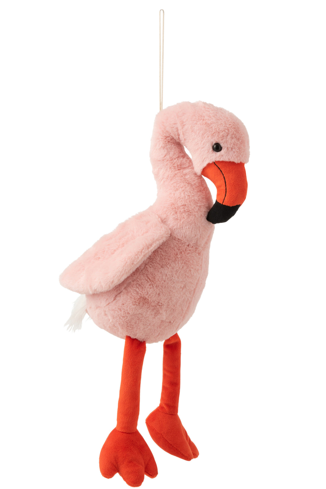 Flamingo Pluche Roze/Oranje Groot