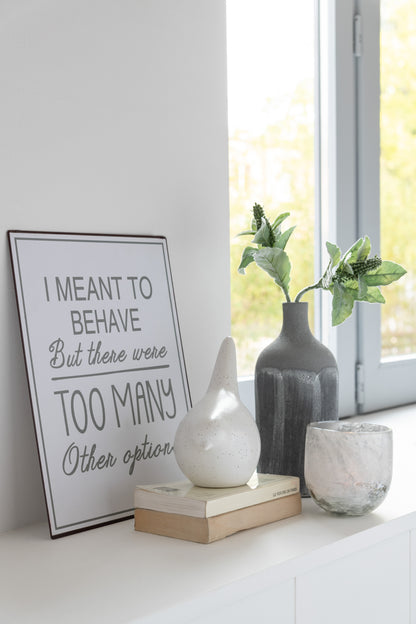 Werkopties voor bord Engels/Frans Metaal Wit/Grijs Assortiment van 2