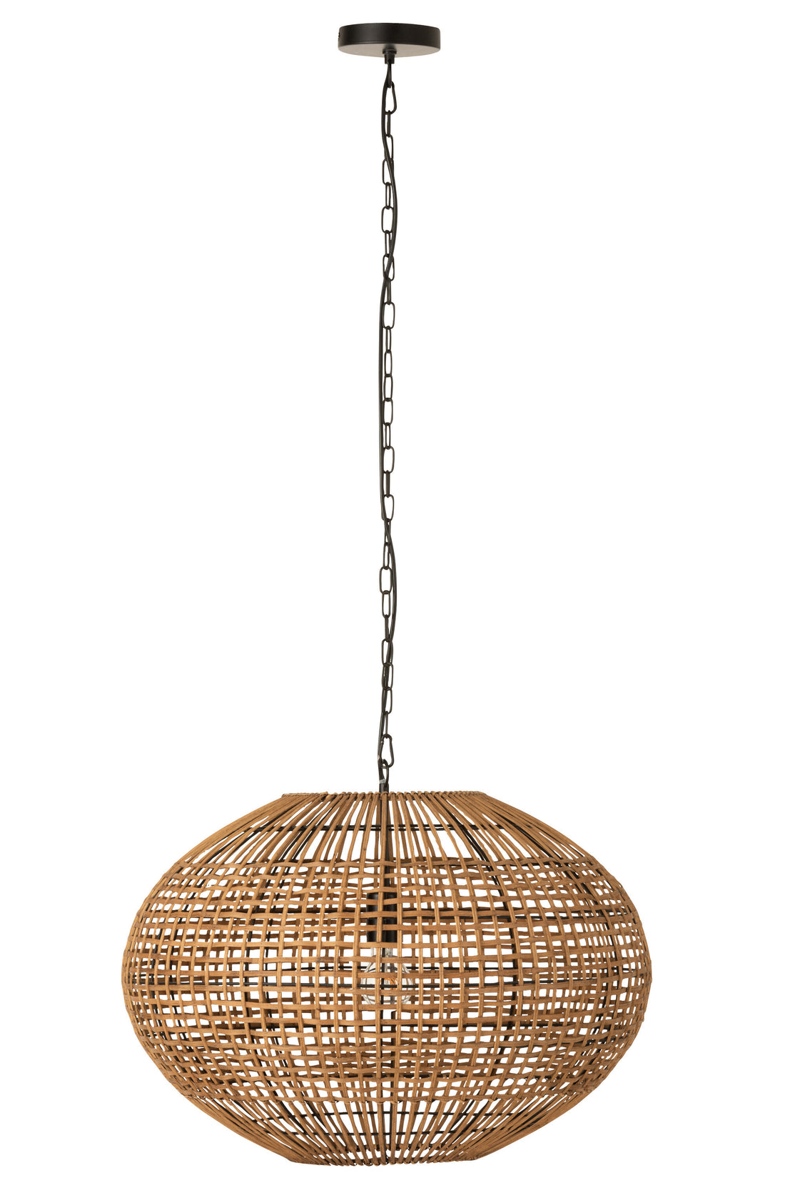 J-Line Rattan hanglamp - jute - naturel