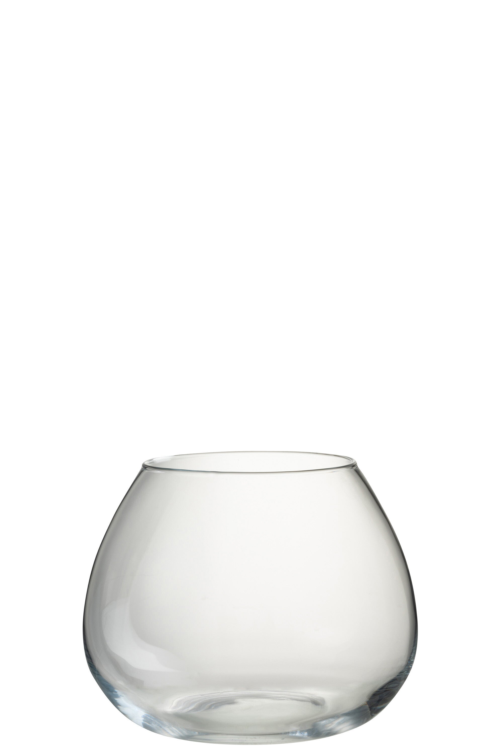 J-Line Vaas Fie Glas Transparant Medium