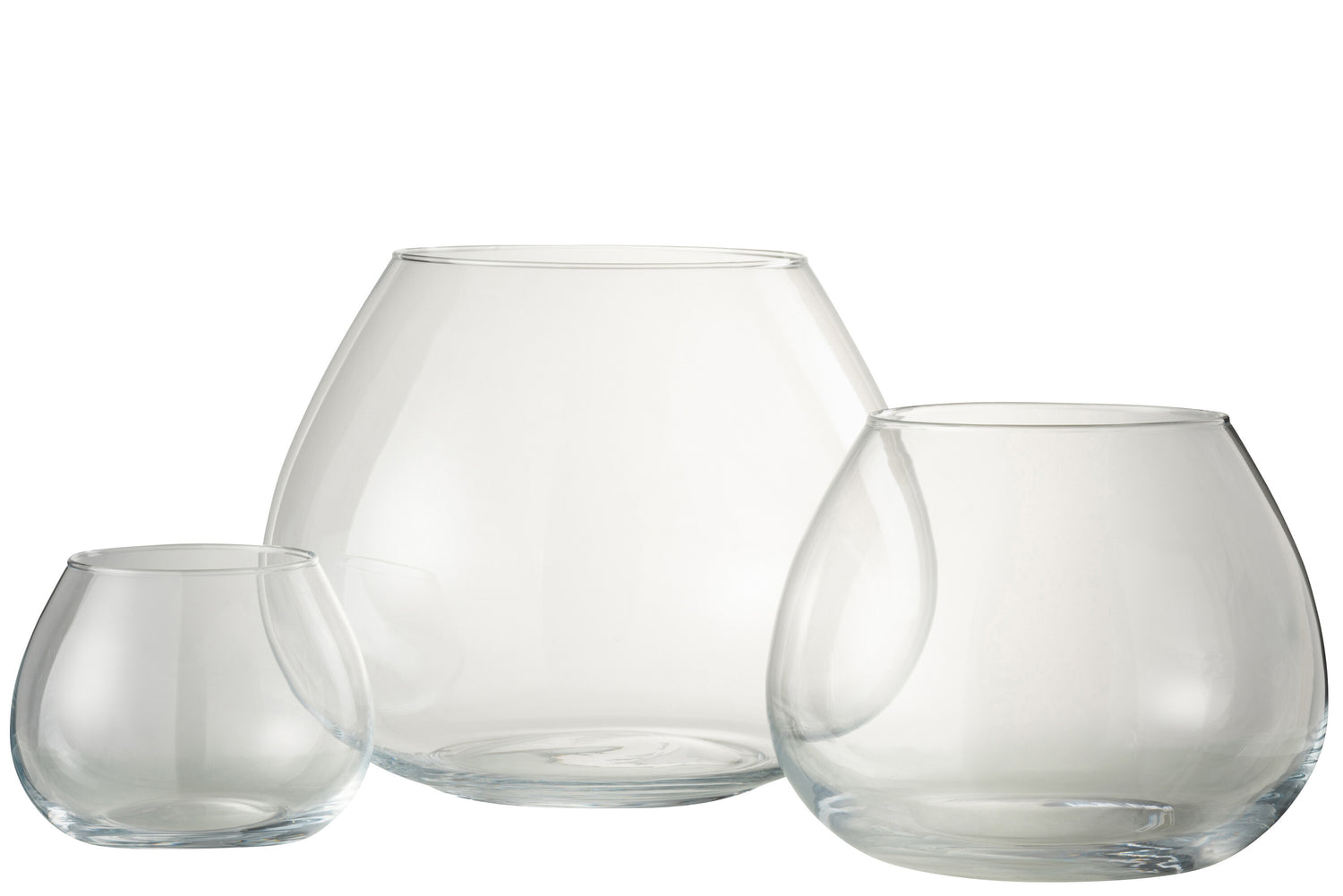 Vaas Fie Glas Transparant Groot