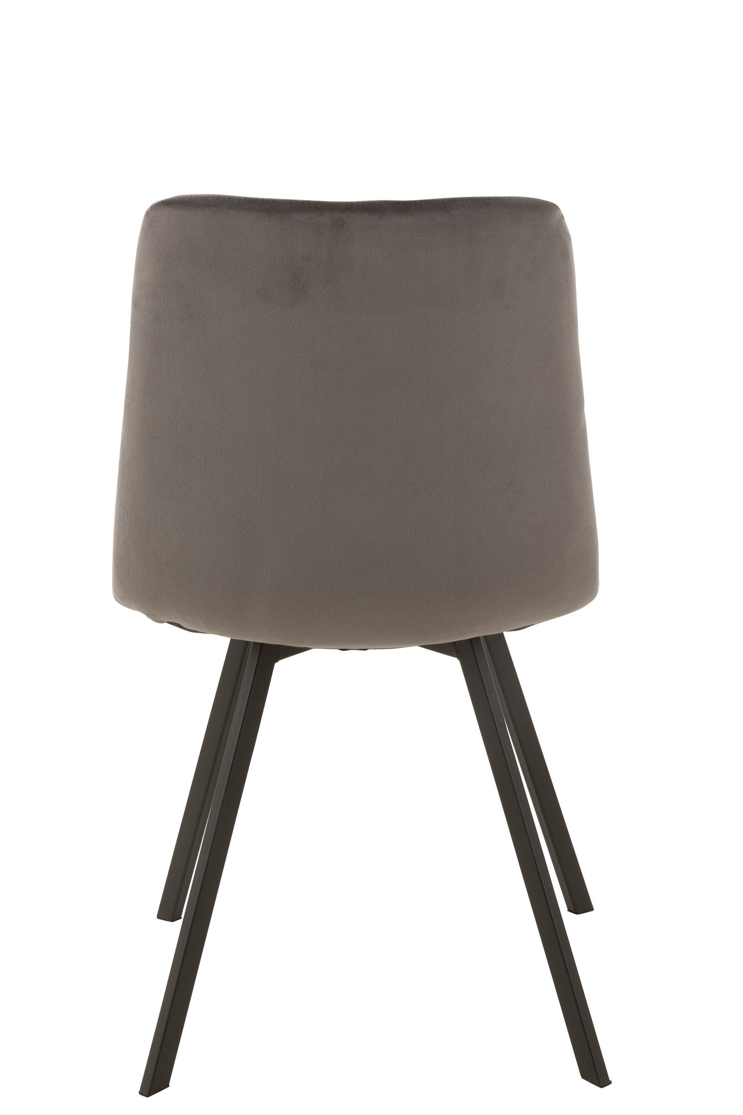 Stoel Morgan Textiel/Metaal Grijs