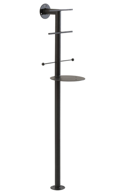 Spiegel+Plank Muur Marmer/IJzer/Glas Groen/Zwart