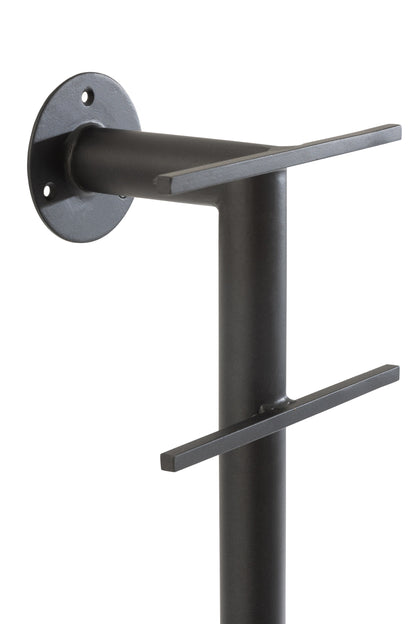 Spiegel+Plank Muur Marmer/IJzer/Glas Groen/Zwart