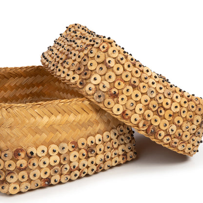 De kokosnootschil mand - Natuurlijk - M