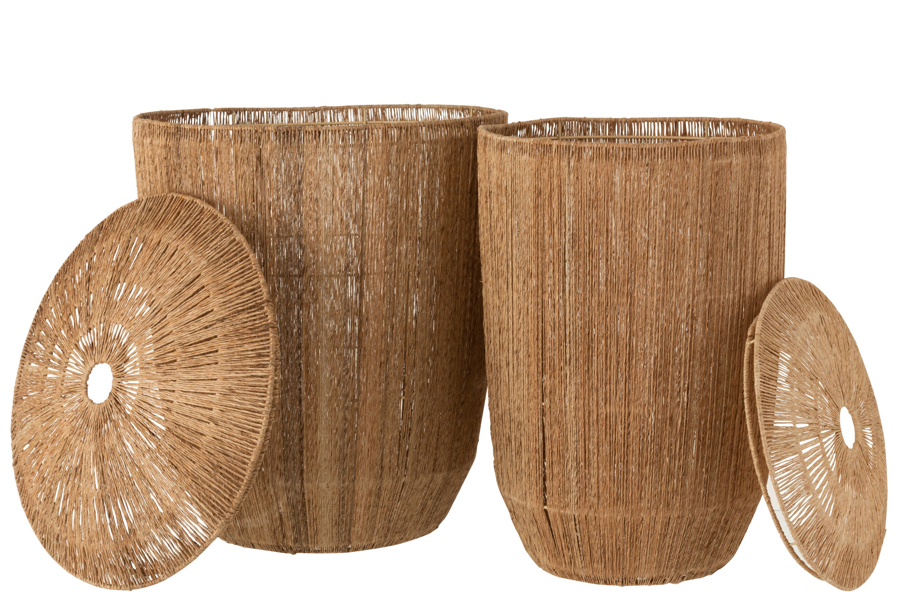 J-Line Set 2 Mans Dantya Lang Jute Naturel