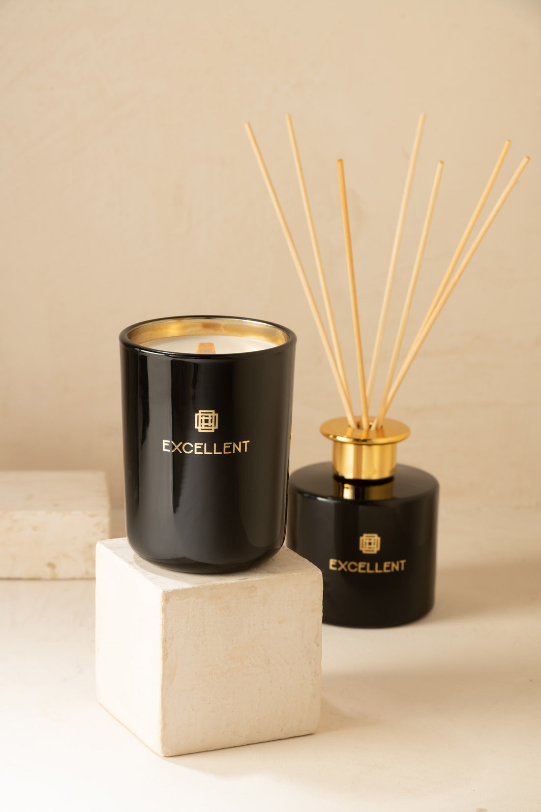 Geurkaars Uitstekend Siberische Spar Zwart Klein-50U