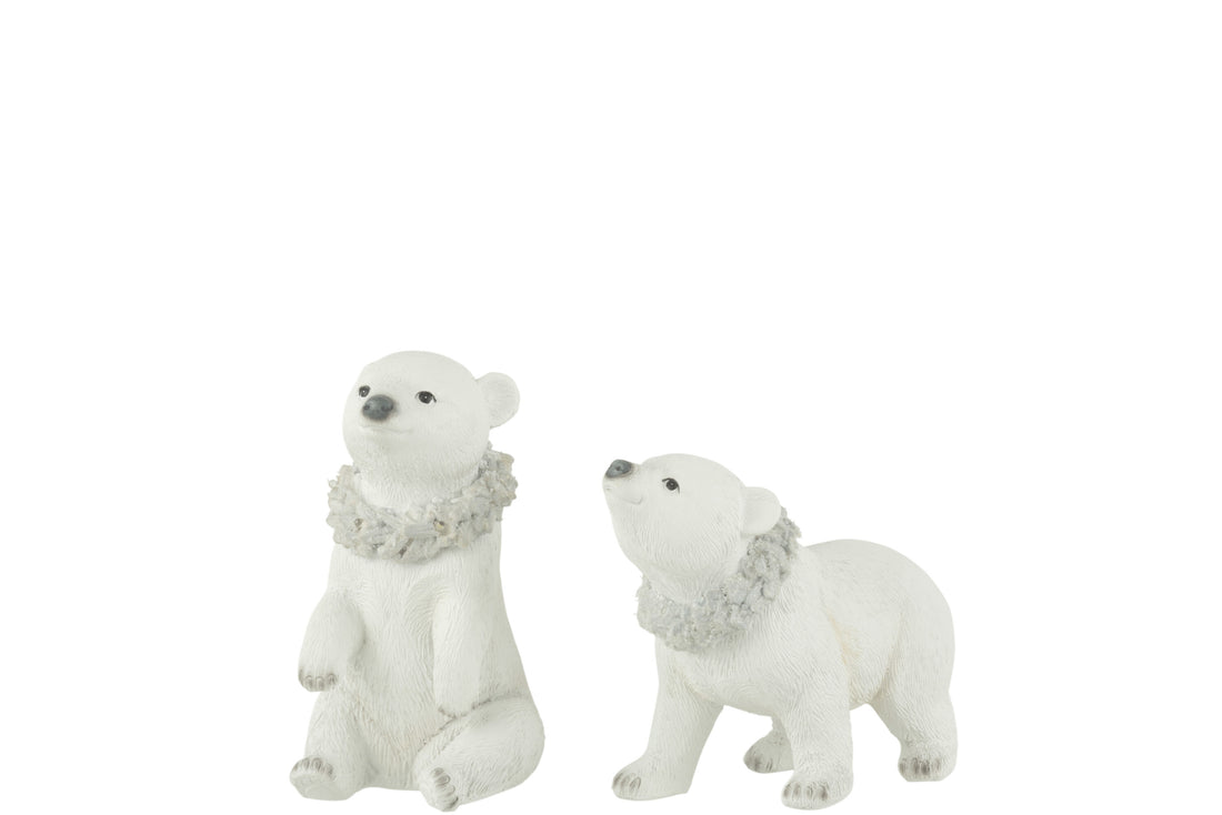 IJsbeer Winter Poly Wit Assortiment Van 2