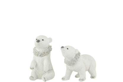IJsbeer Winter Poly Wit Assortiment Van 2