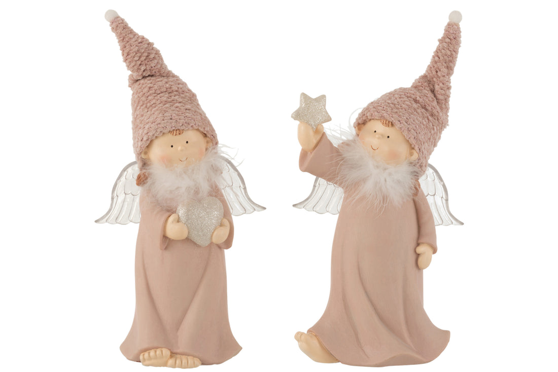 Engel Porz Roze Groot Assortiment Van 2