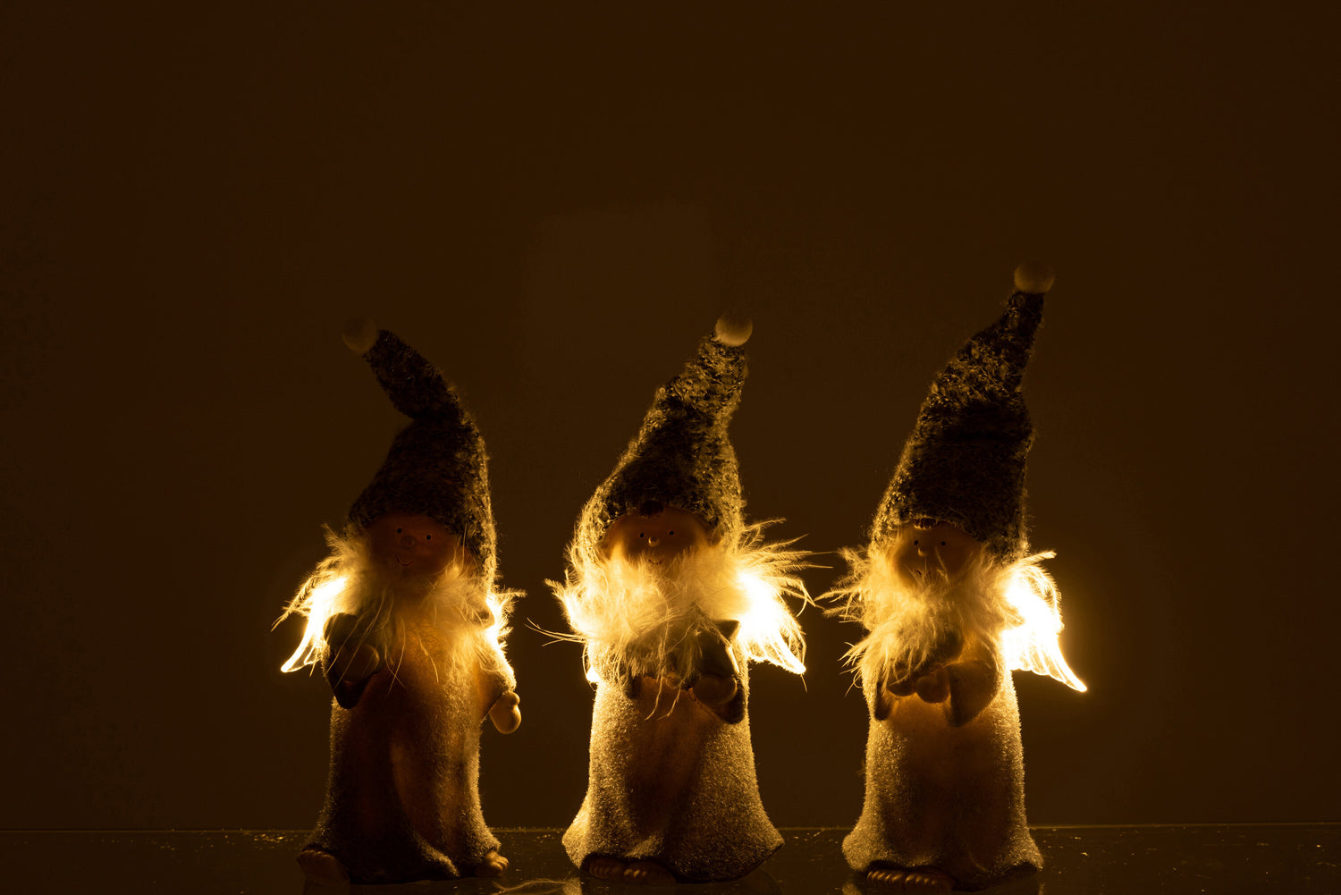 Engel Porz Grijs Kleine Assortiment Van 3