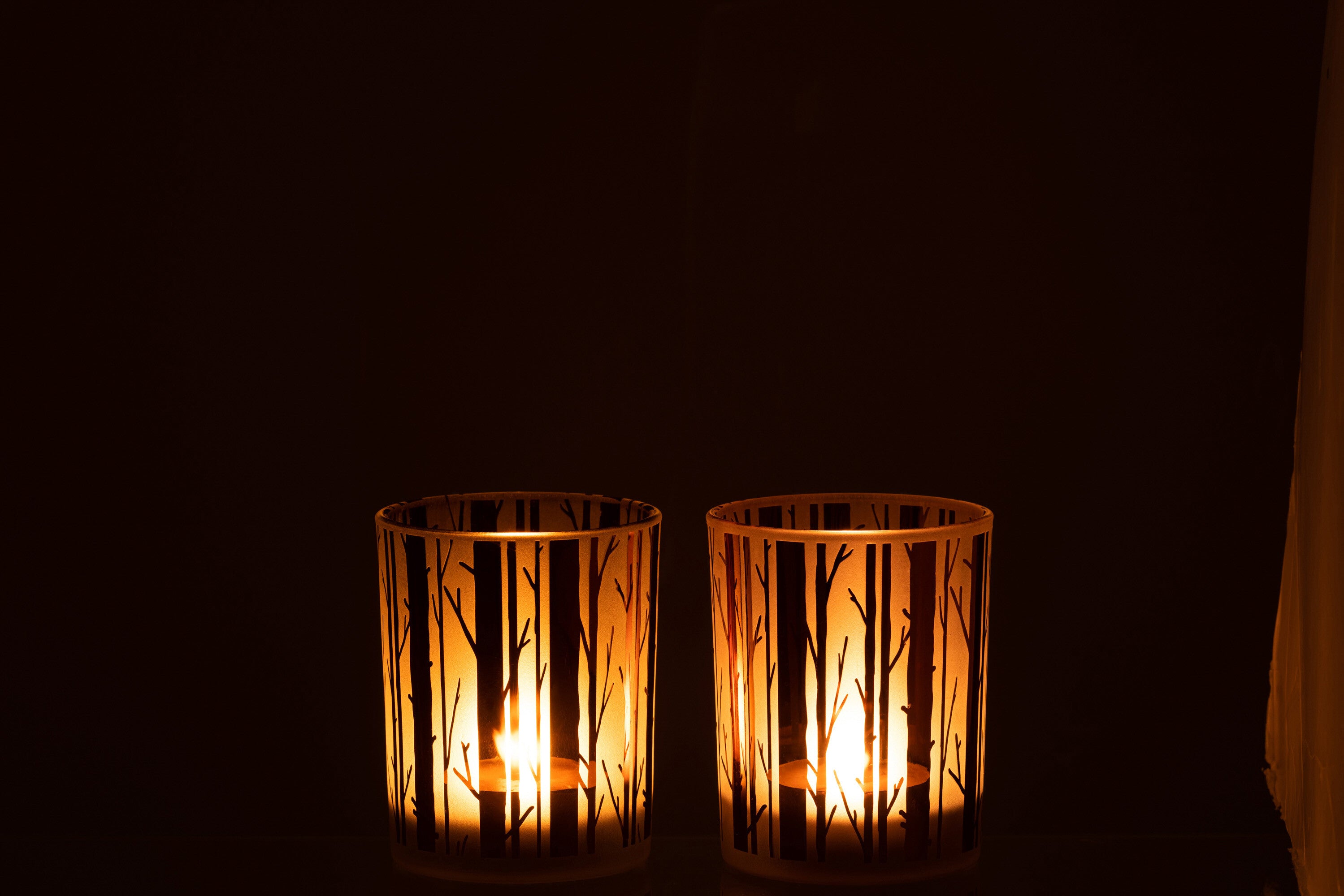 Orkaanboomglas Bruin Medium Assortiment Van 2