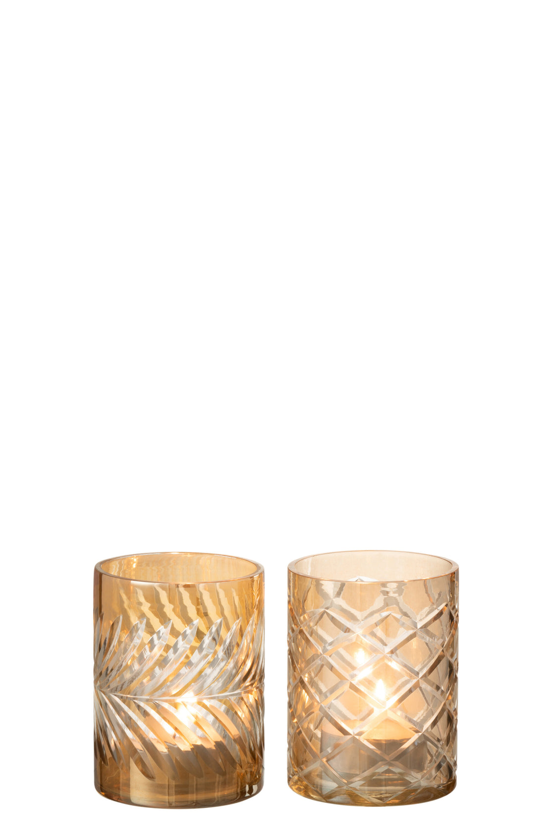 Orkaan Diamantglas Goud Medium Assortiment Van 2