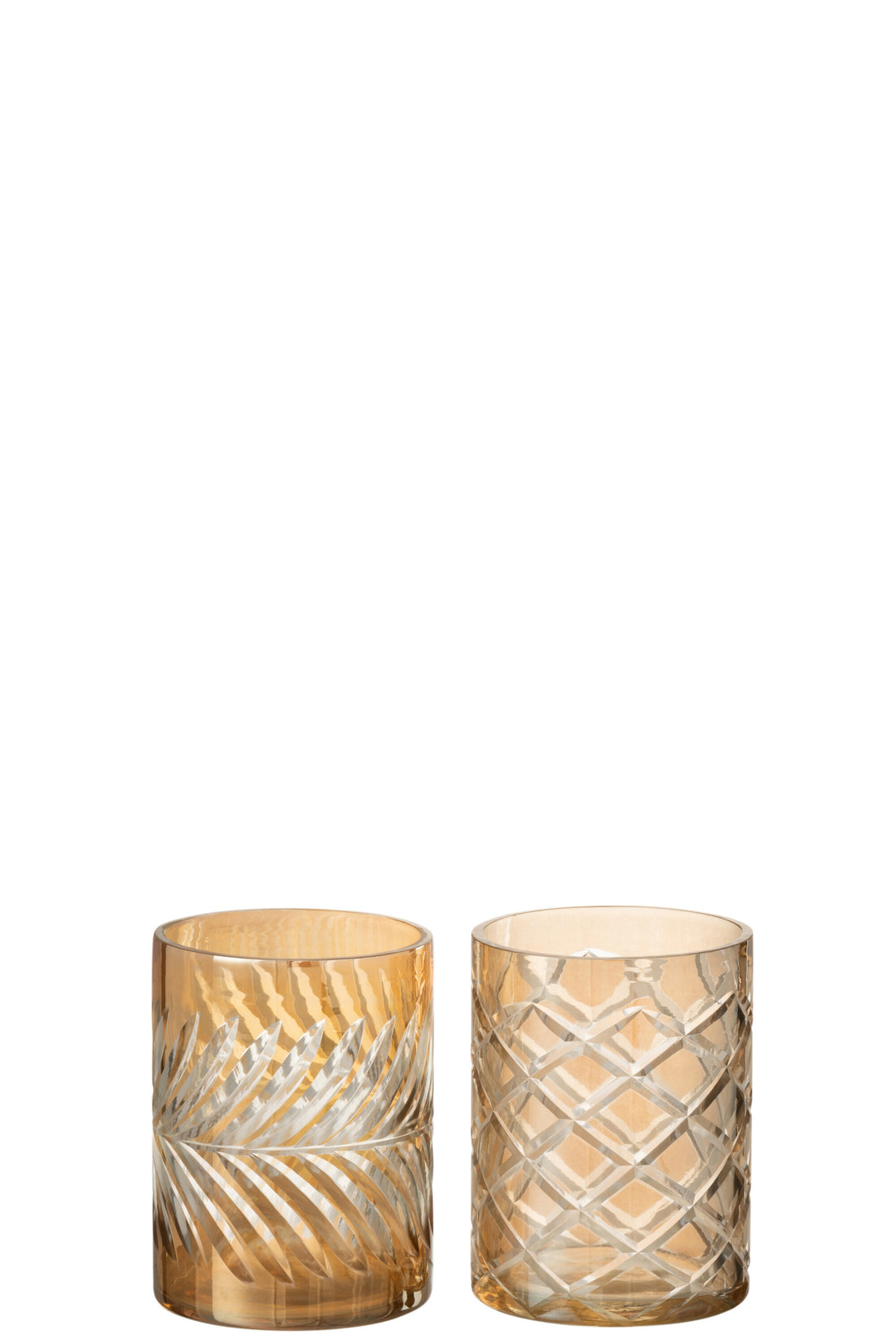 Orkaan Diamantglas Goud Medium Assortiment Van 2