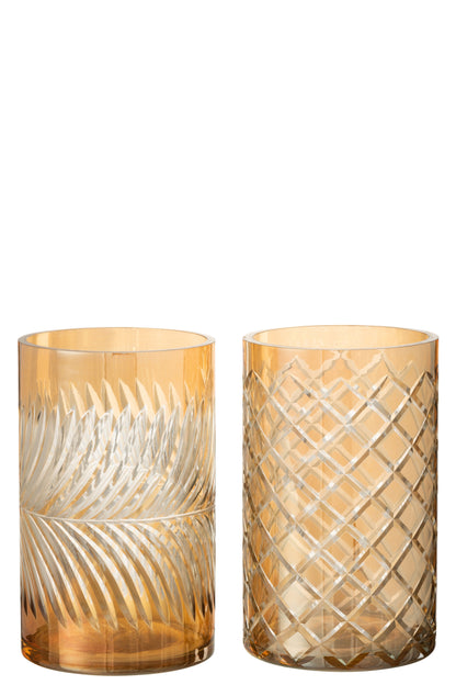 Orkaan Diamantglas Goud Groot Assortiment Van 2