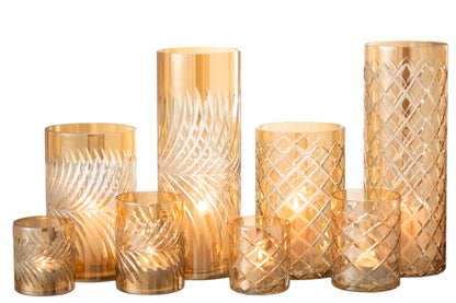 Orkaan Diamantglas Goud Extra Groot Assortiment Van 2