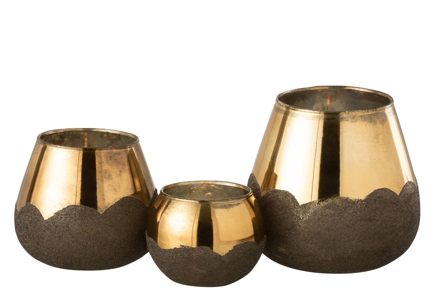 Orkaan Nevada Glas Goud Groot