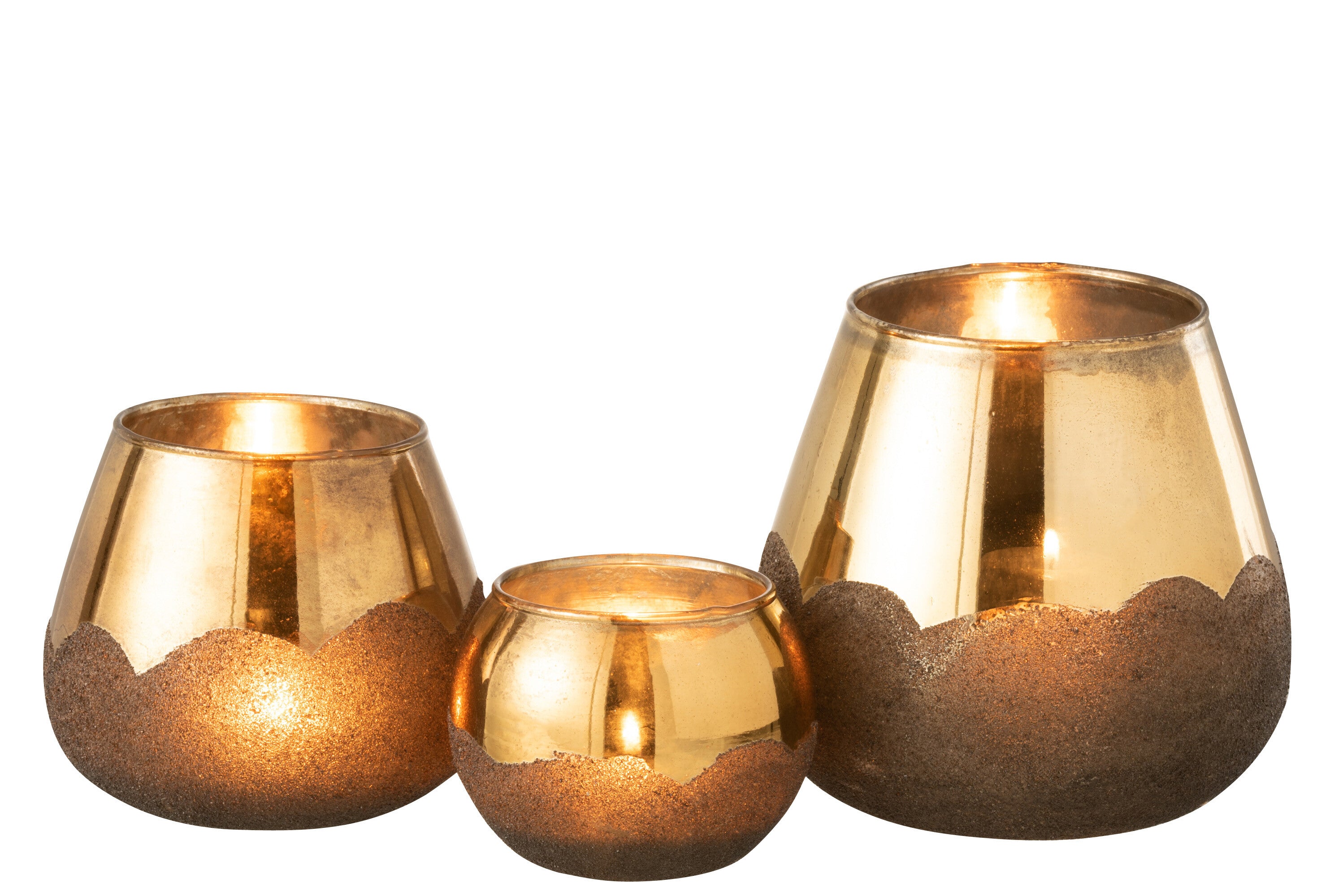 Orkaan Nevada Glas Goud Groot