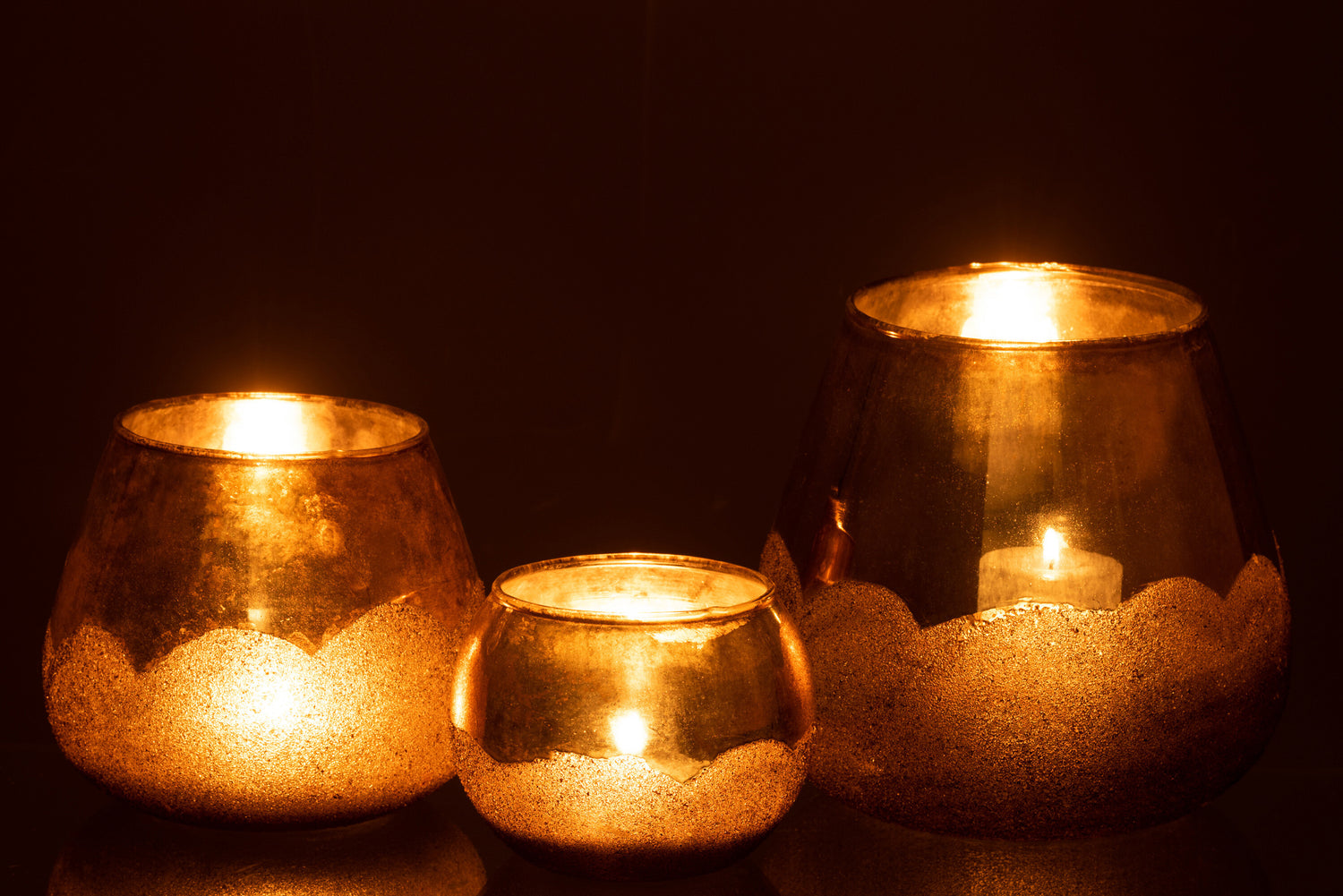 Orkaan Nevada Glas Goud Groot