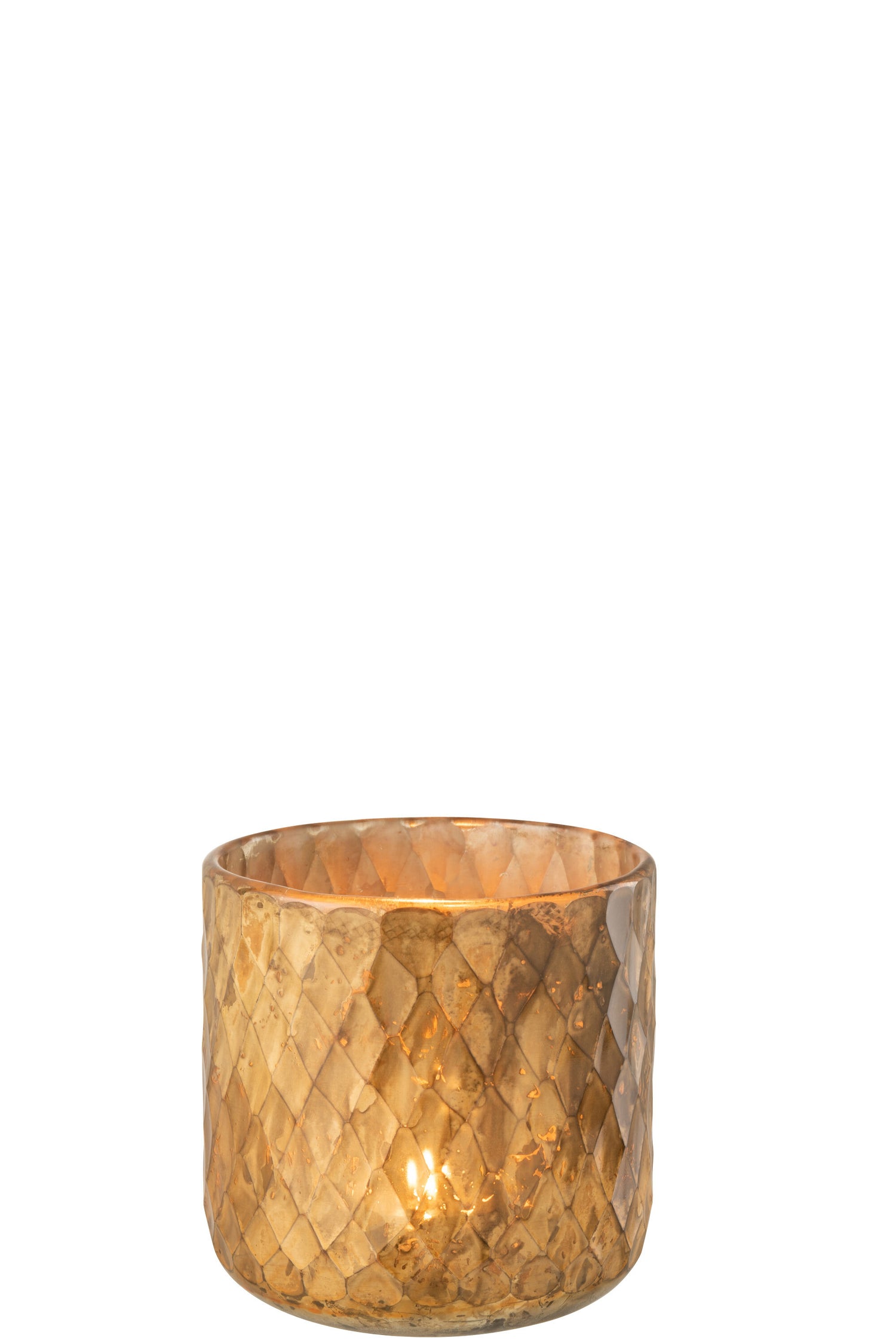 Orkaan Rhombus Glas Goud