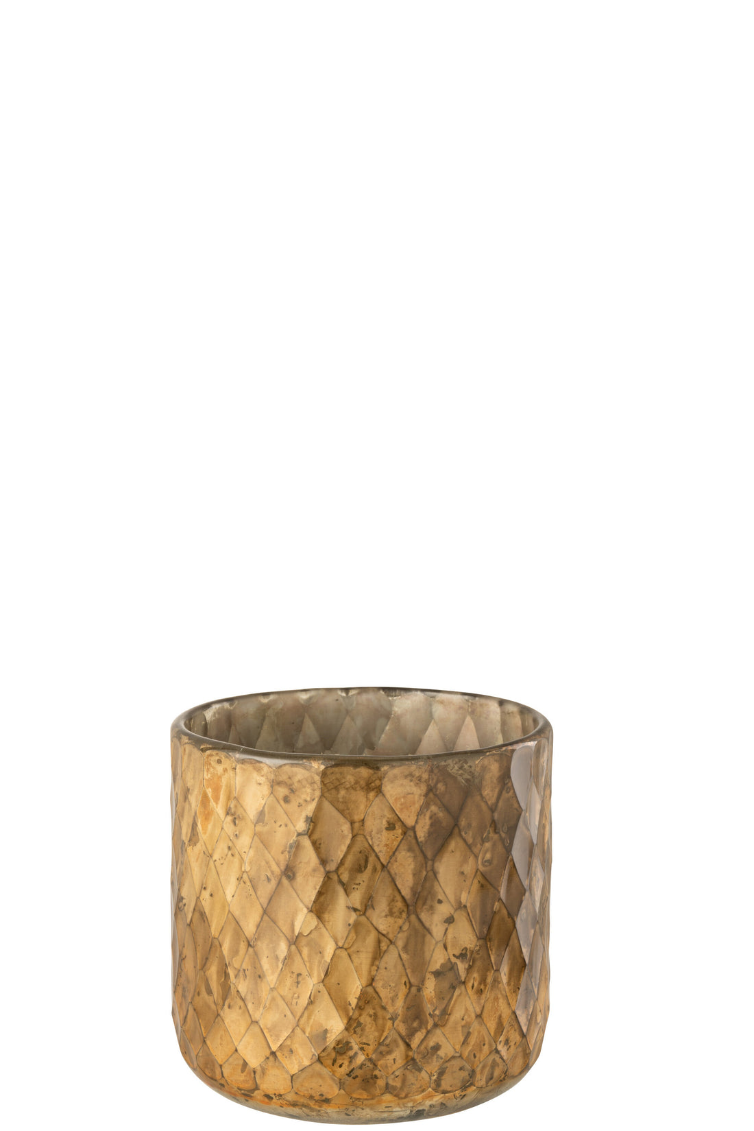 Orkaan Rhombus Glas Goud