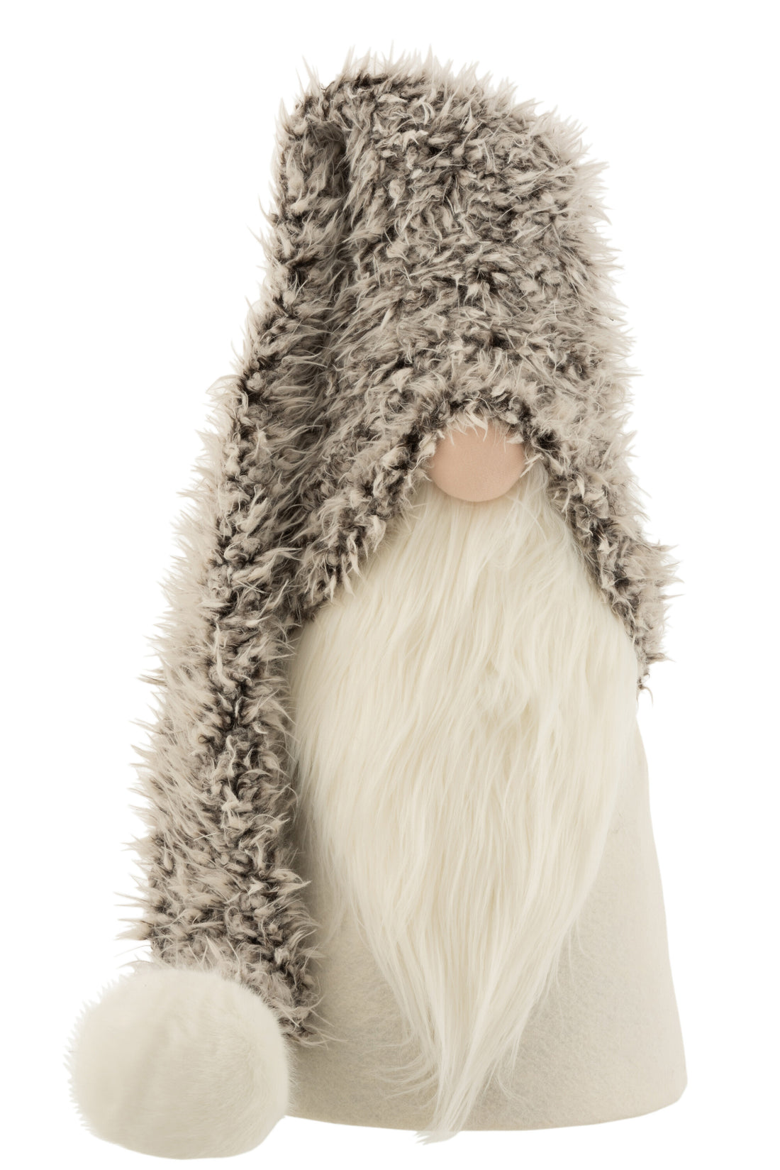 J-Line Kersthanger - polyresin - grijs - large