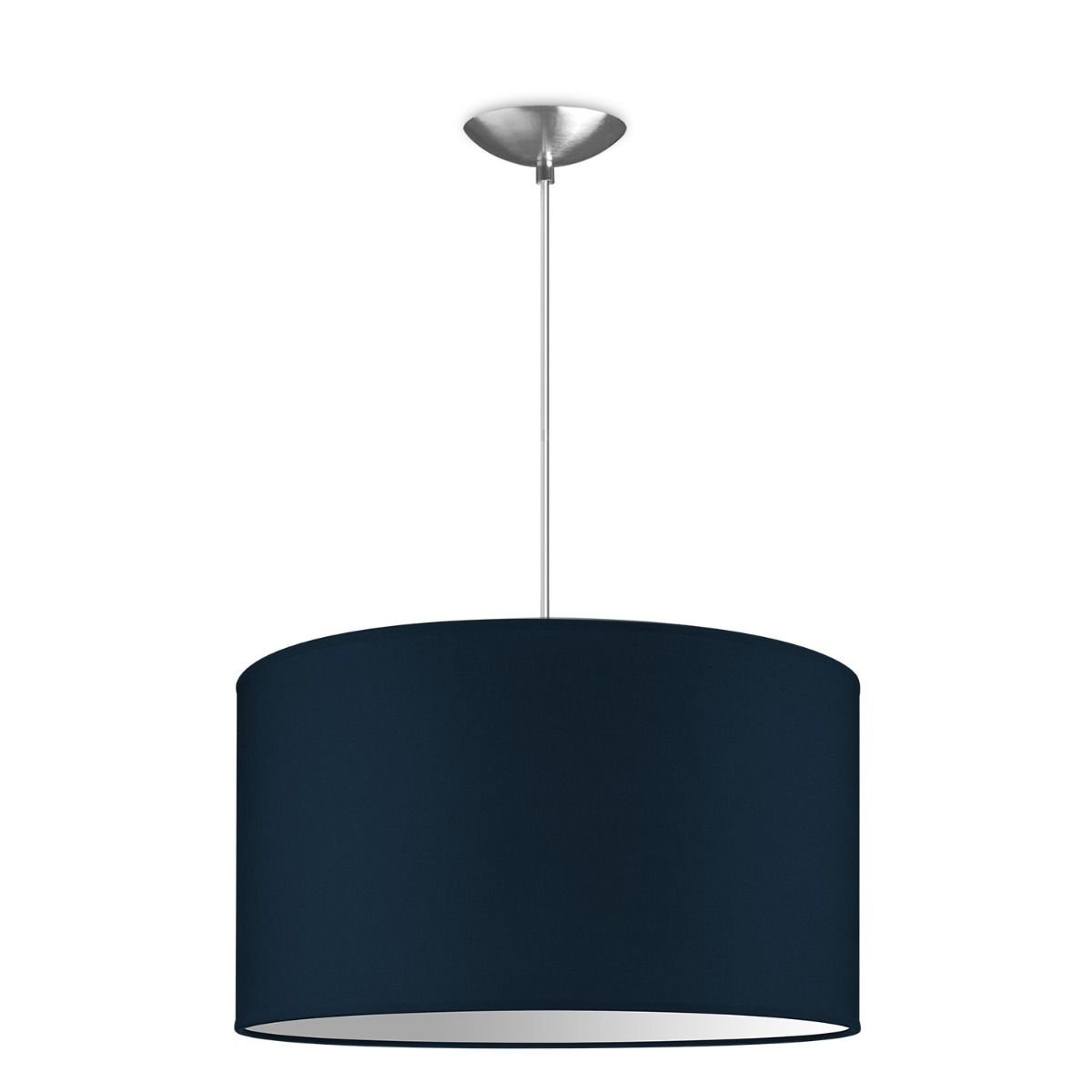 hanglamp Bling met lampenkap, E27, donkerblauw, 40cm