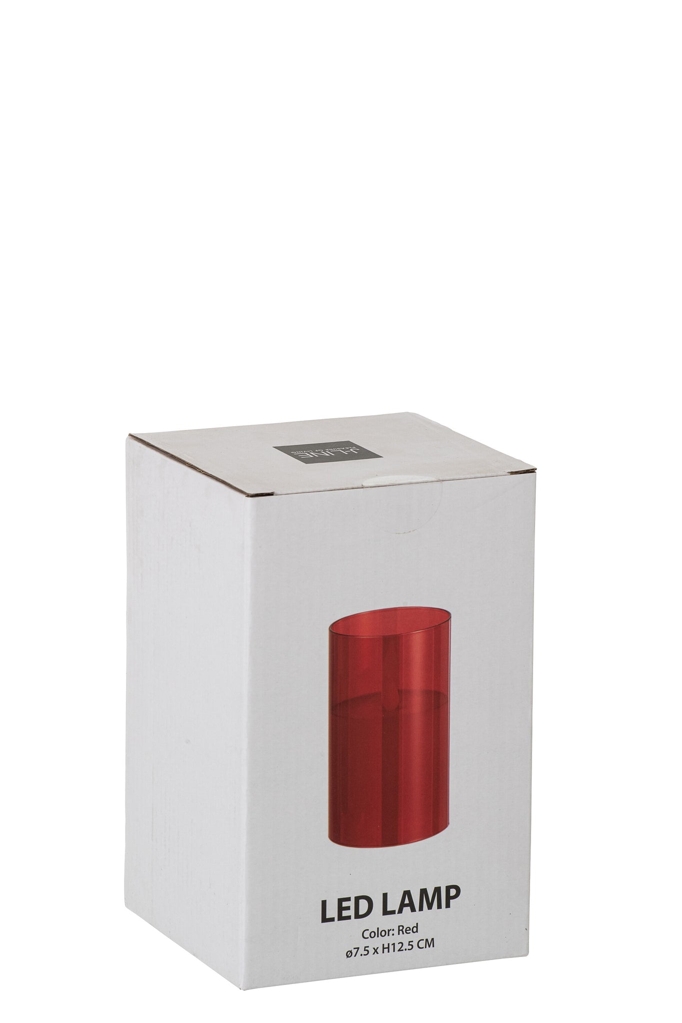 Ledlamp Schijnend Glas Rood Klein