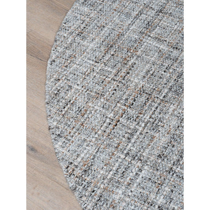 Vloerkleed Cross Grey/Beige – Rond ø160 cm