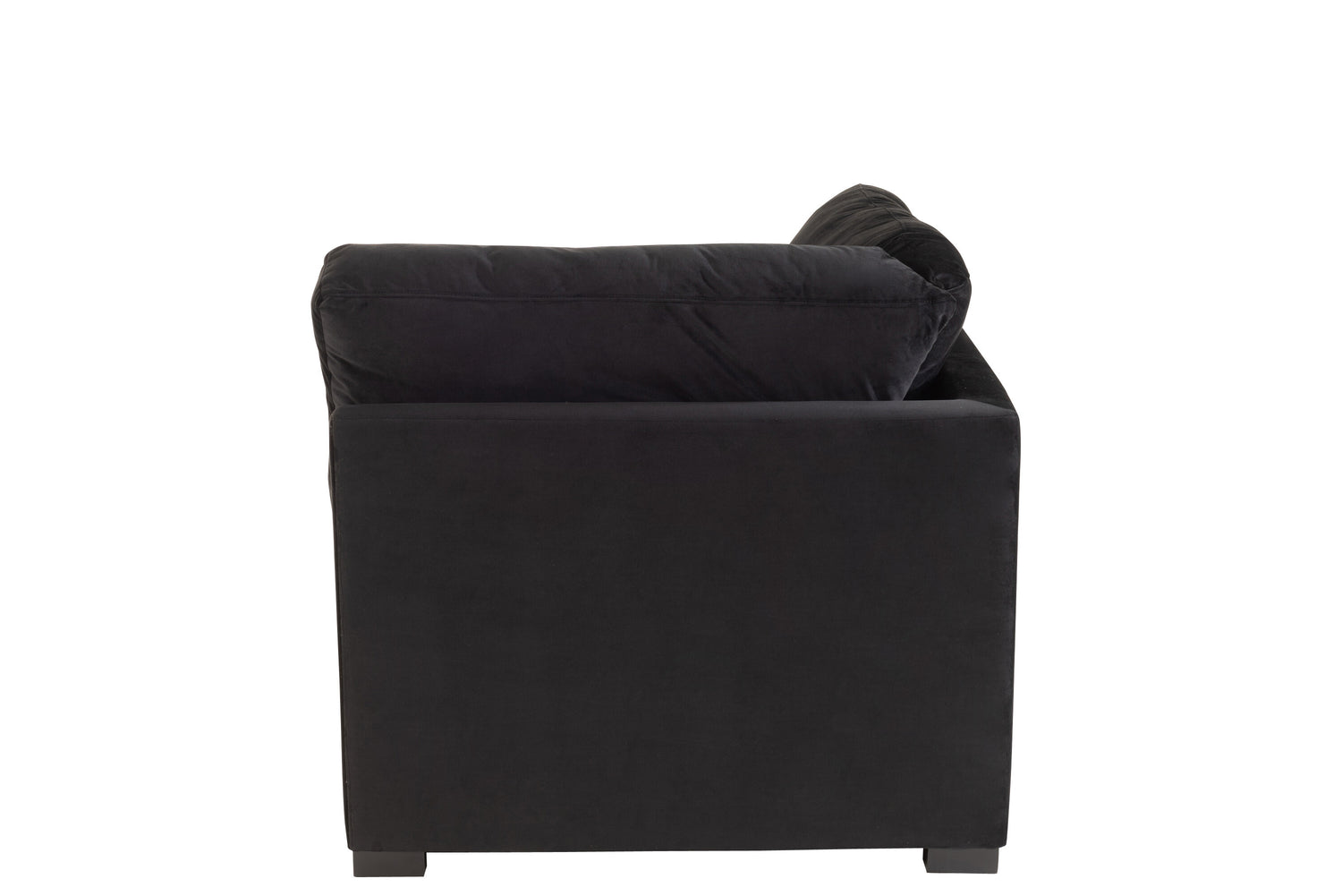 Hoekbank Fluweel Zwart