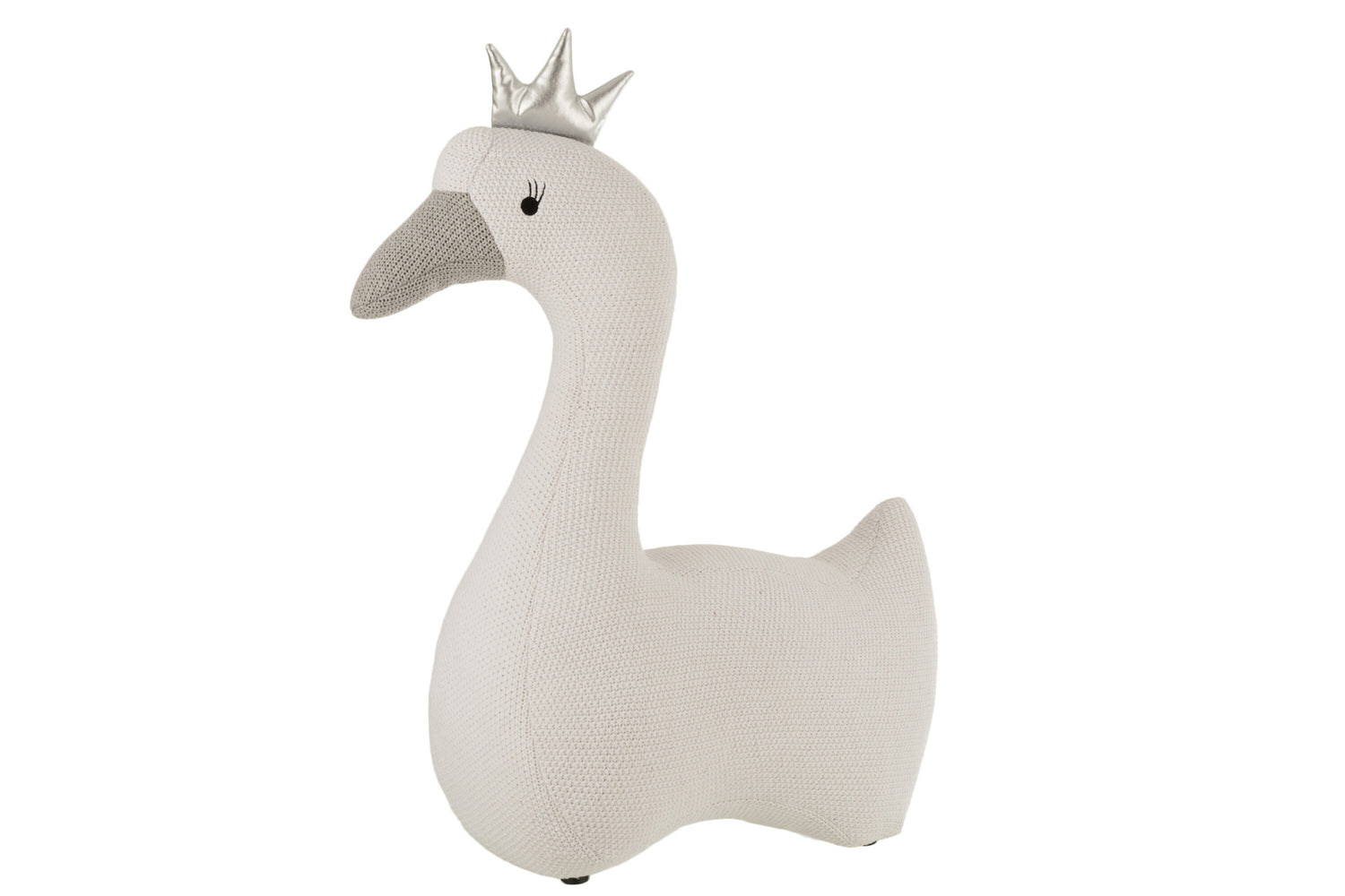 Zwaan Polyester Wit/Grijs Groot