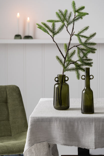 J-Line Tak Dennenboom+Denappels Plastiek Groen/Bruin Small