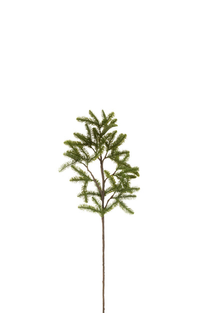 J-Line Tak Dennenboom+Denappels Plastiek Groen/Bruin Small