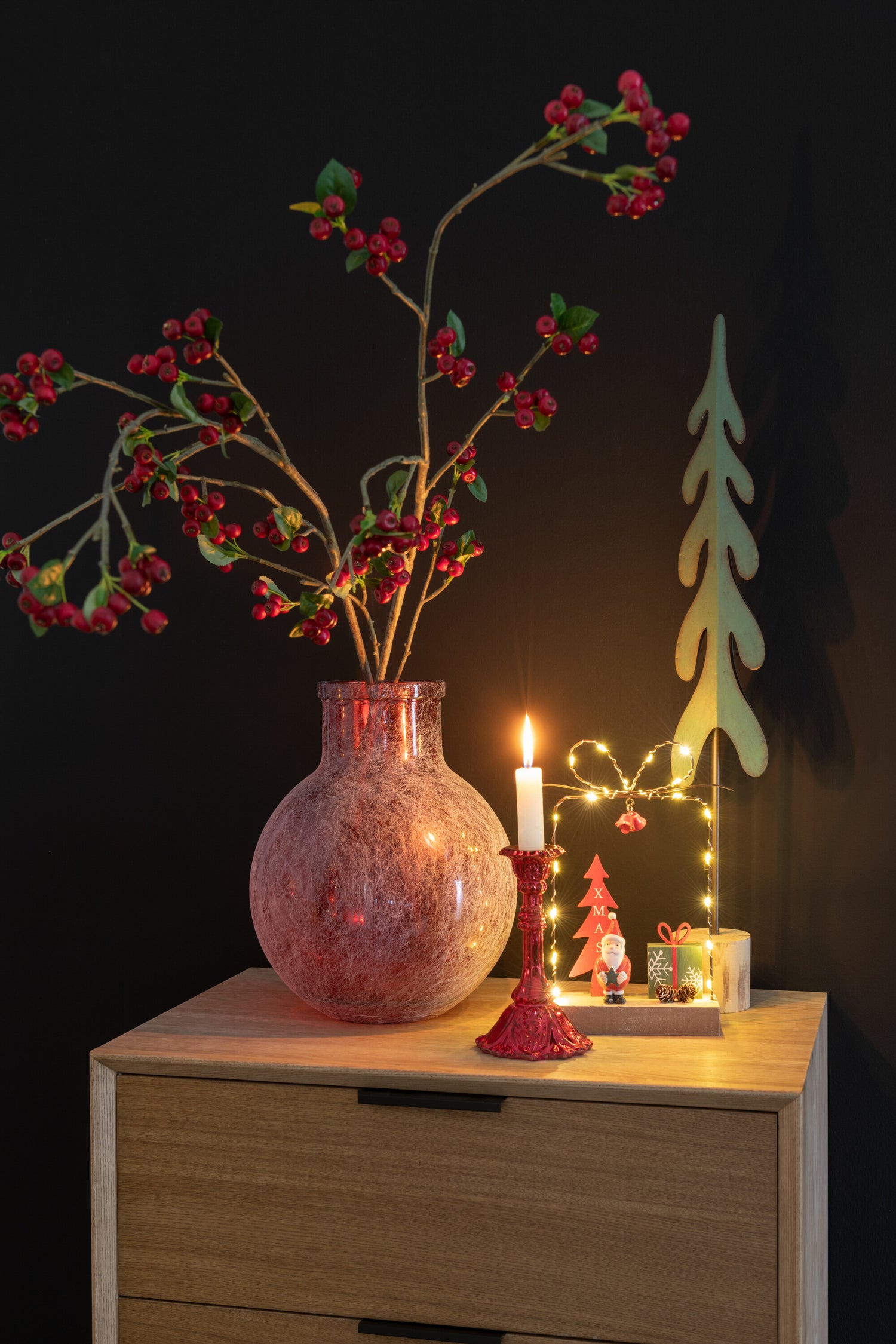 Tak Bessen Fijn Plastic Rood/Groen Groot