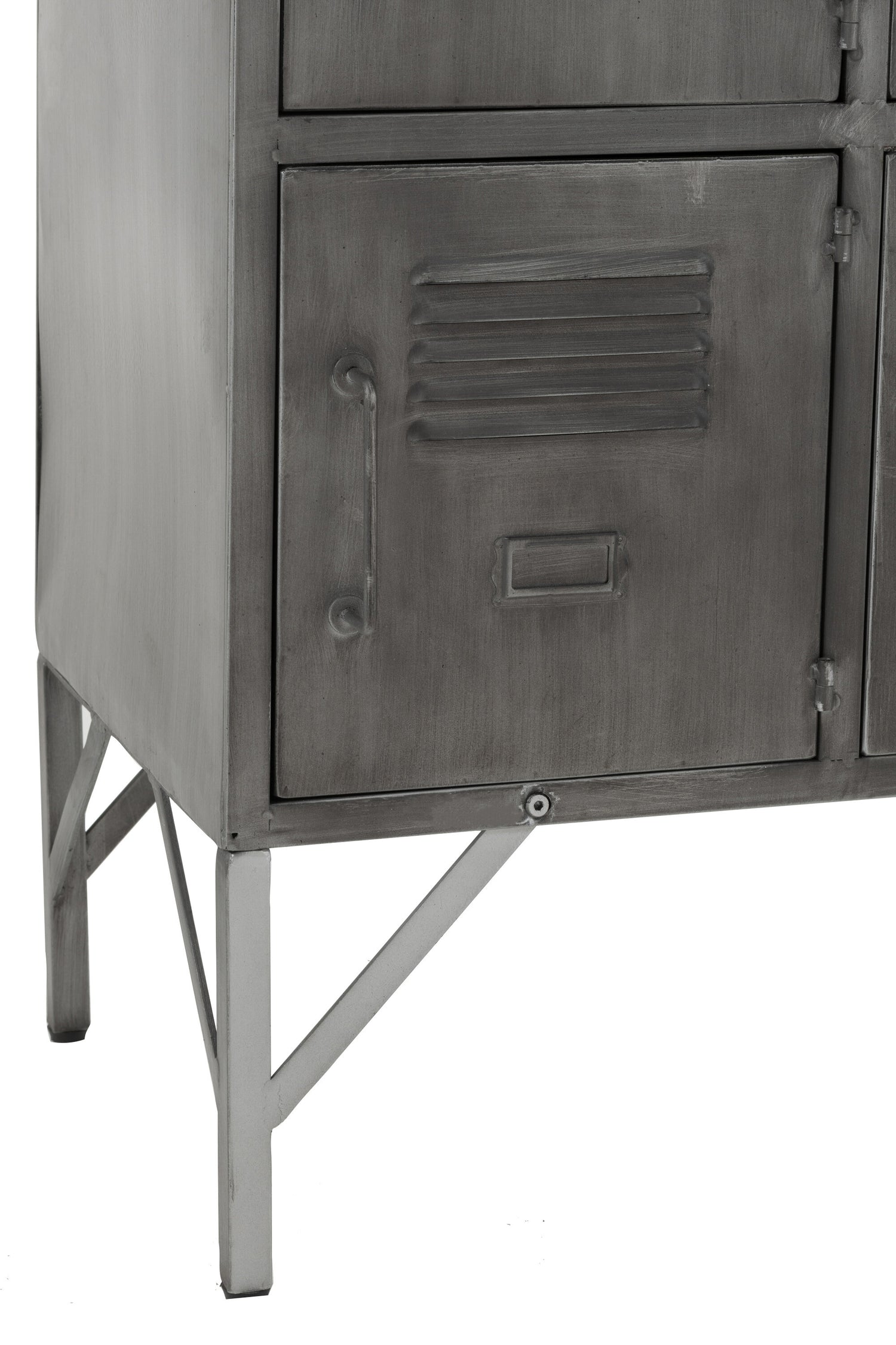 Kast 9 deuren Metaal Zilver