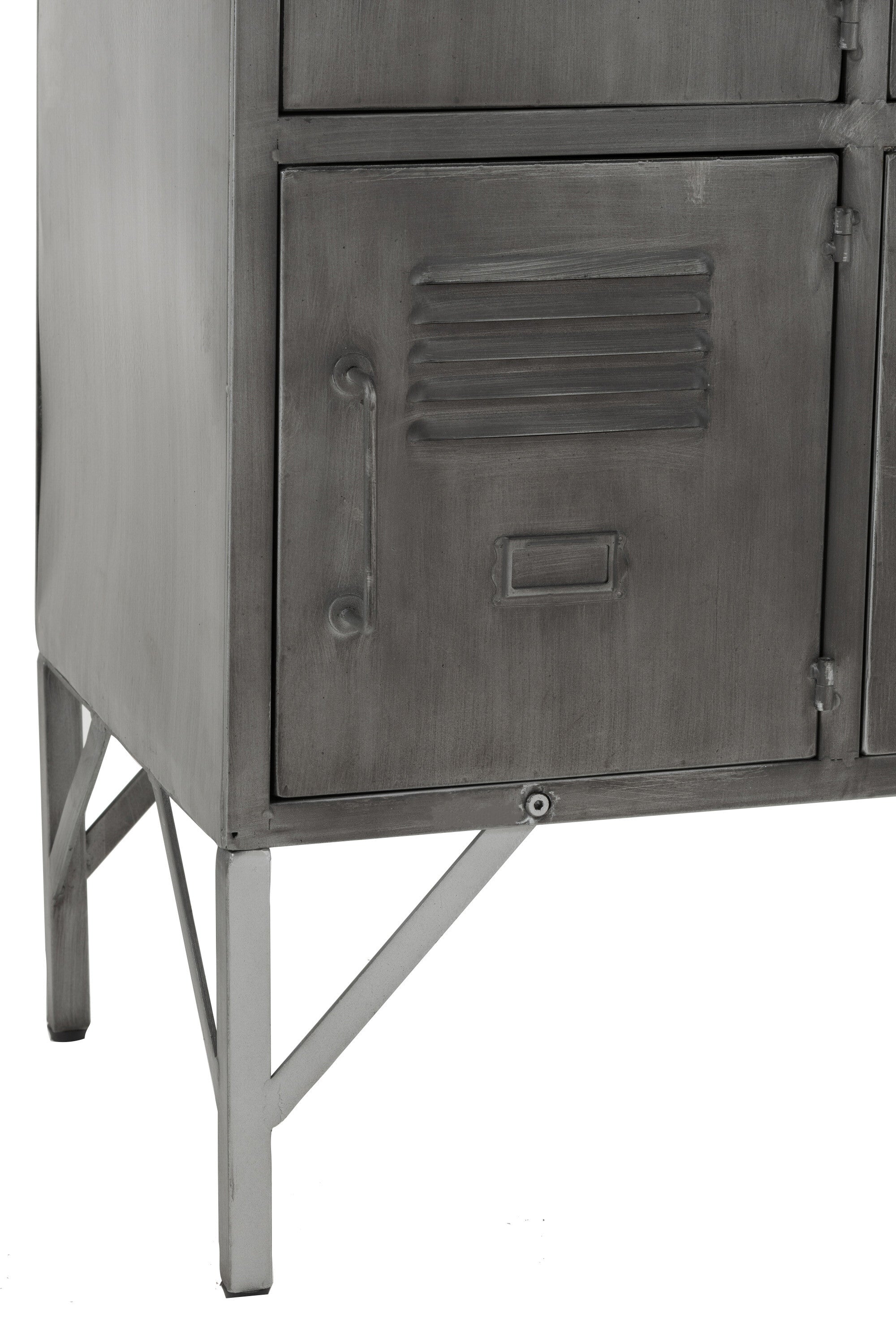 Kast 9 deuren Metaal Zilver