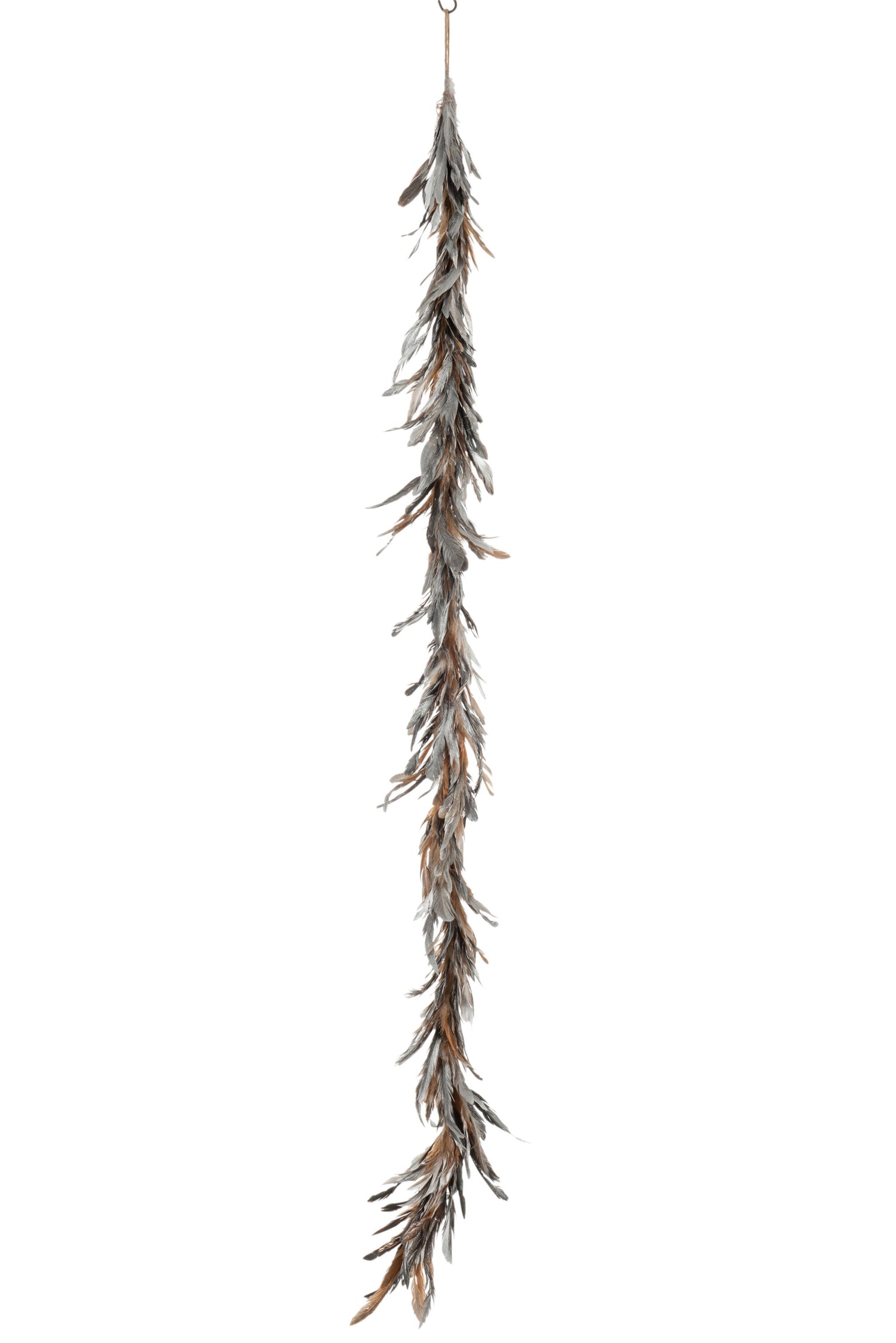 Garland Deco Losse Veren Zilver