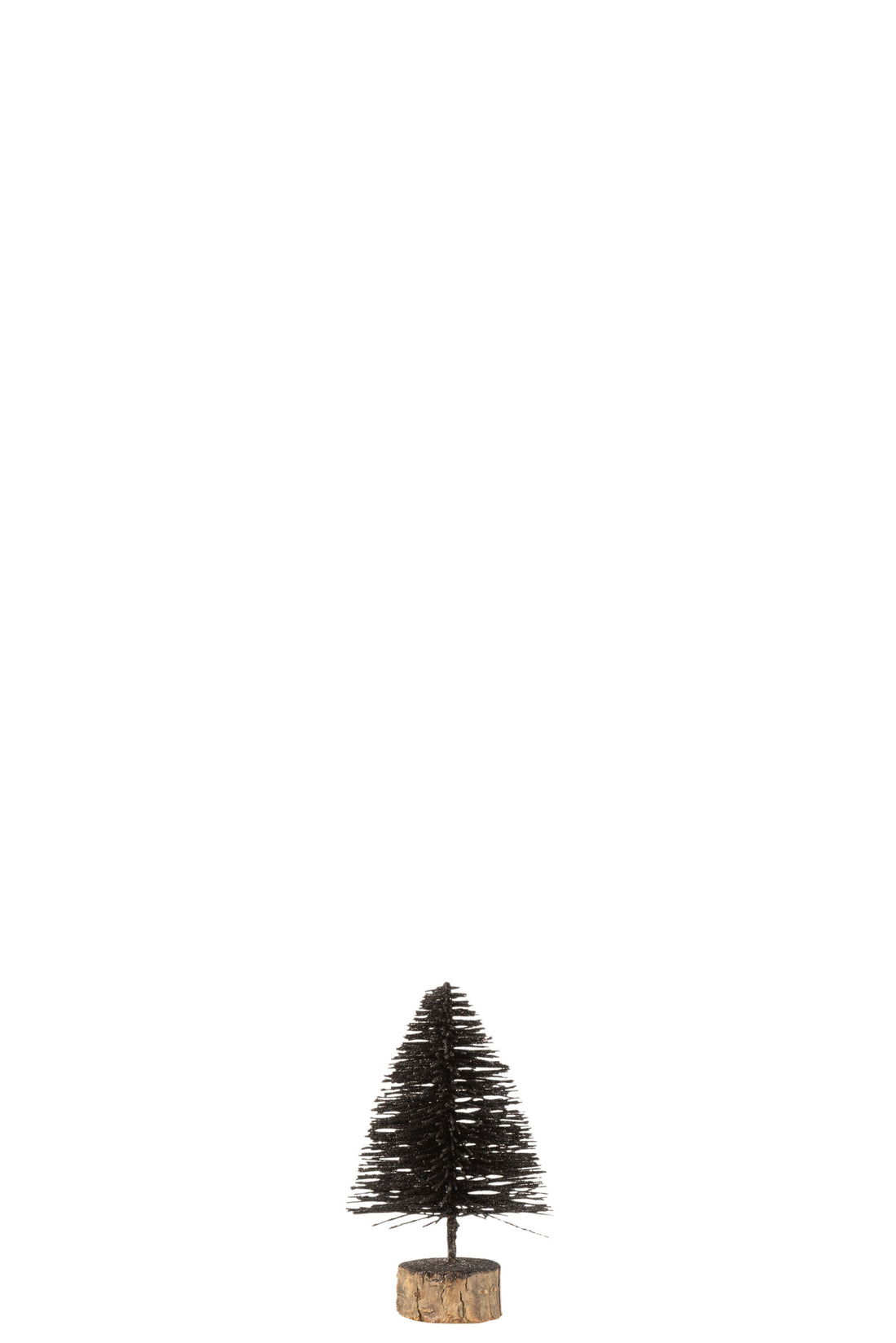 J-Line Kerstboom - kunststof - zwart - extra small